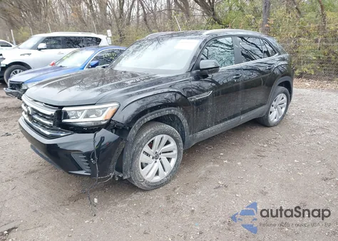 2023 Volkswagen Atlas Cross Sport 3.6L V6 Se W/Technology из США, поврежденный, VIN 1V2HE2CA1PC210232